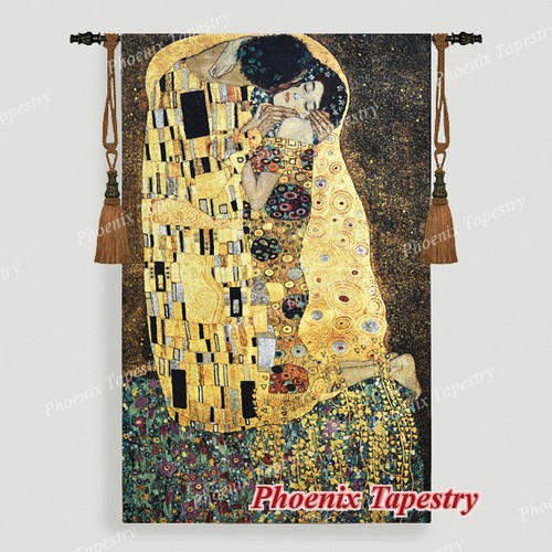 Gustav klimt the kiss - klimt, (golden