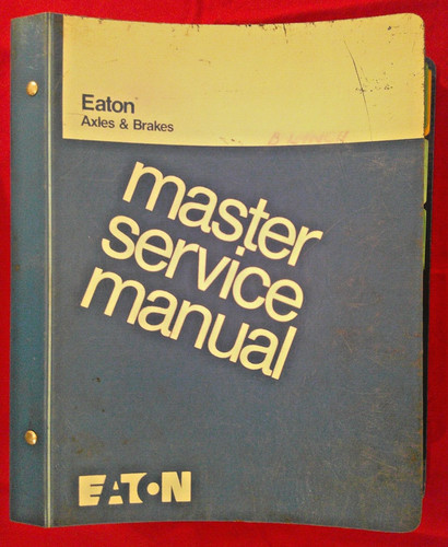 Eaton axles brakes master - eaton,