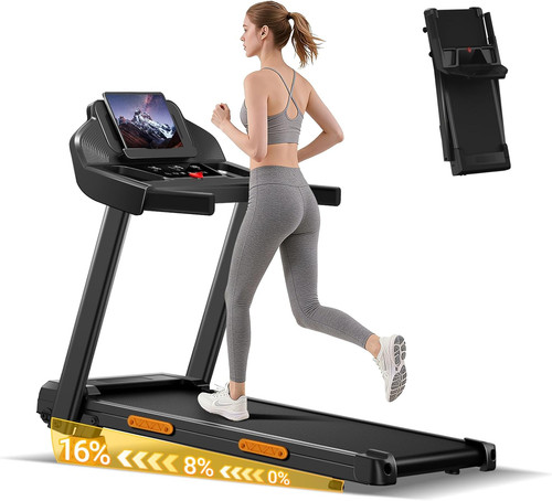 Foldable treadmill 12km - treadmill, 12km/h