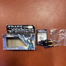 Vintage Transformers Insecticon Shrapnel 1980s Boxed figure No insert