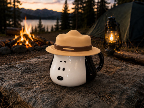 Snoopy character mug with - character,