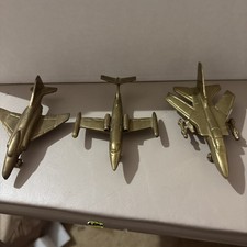 Vintage Brass Learjet 36 Model