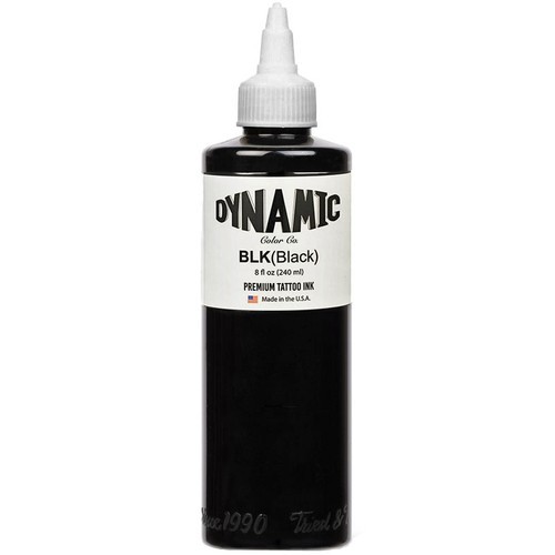 Dynamic black tattoo ink - black,