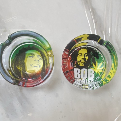 Bob marley glass ashtrays - bob, x