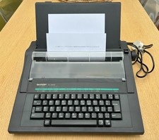 SHARP PA-3000S Portable Electronic Typewriter with manual