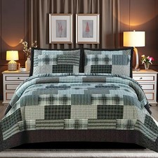 3 PCS Patchwork Quilted
