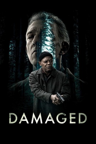 Damaged movie poster - movie,