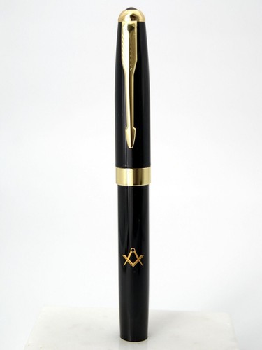 Black and gold masonic - masonic, pen