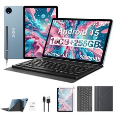 2025 NEW Android 15 Tablet 256GB ROM (1TB TF) 11 inch 5GWiFi 8000mah 13MP+8MP PC