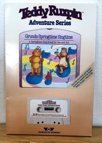 Vtg new 1985 teddy ruxpin - 1985,