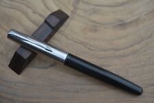 Vintage Parker Frontier fountain pen, Nib M, Black