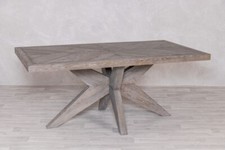 OAK HERRINGBONE DINING TABLE