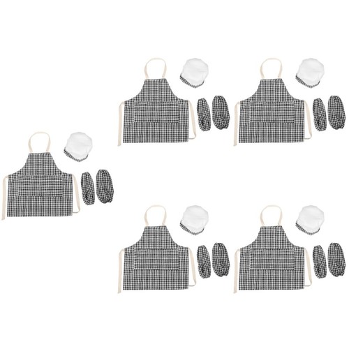 White kids apron and - white,