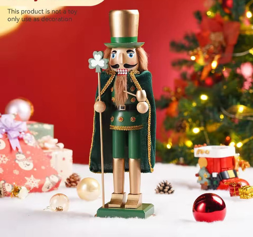 38cm wooden nutcracker soldier - 38cm,