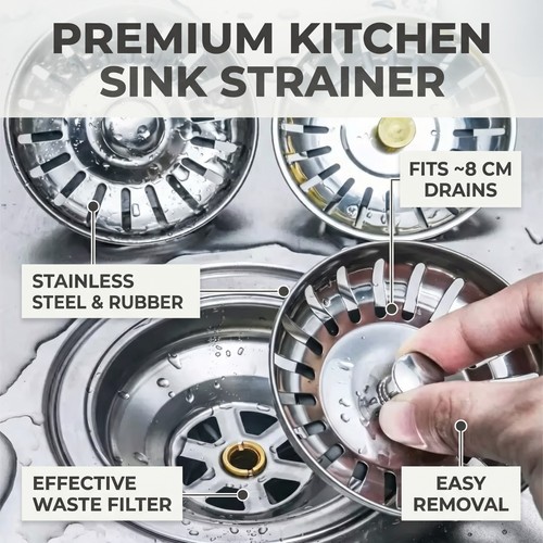 Kitchen sink strainer - kitchen, drainer