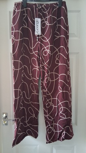 Burgundy wide leg trousers - wide,