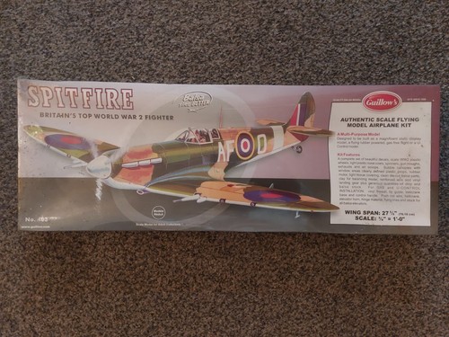 Guillow spitfire flying - guillow's,