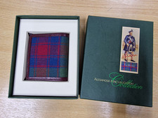 Alexander MacNaughton Golf Tee Holder Scottish Highland Tartan Tweed gift