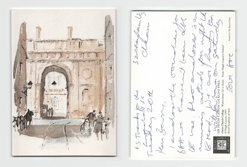 Postcard christ church - postcard,