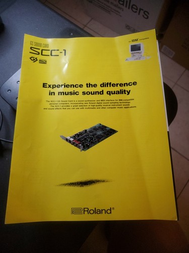 Roland scc sound card - roland, scc-1