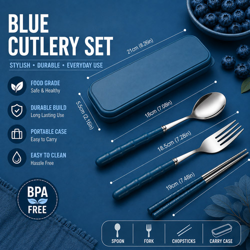 Reusable cutlery set fork - reusable,