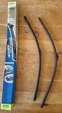 2x Wiper Blades (Pair)Flat fits MERCEDES 650mm/26" 600mm/24"  Valeo 574672 VM472