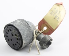 Socket Type W.162 90 Degree 12 Pole 10H/416 Radio RAF Vintage Aircraft
