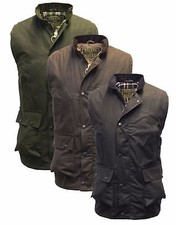 Wax bodywarmer waistcoat gilet - bodywarmer,