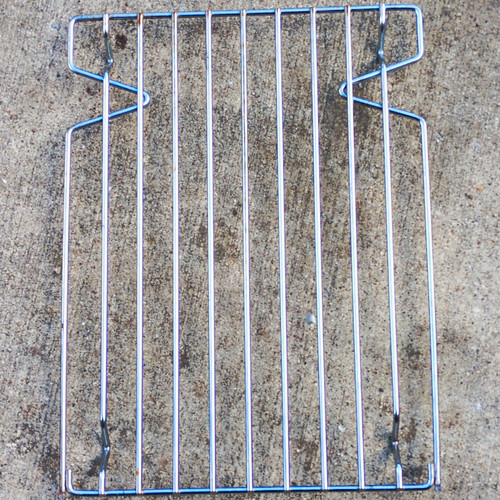 Silver metal cooker oven wire - metal,