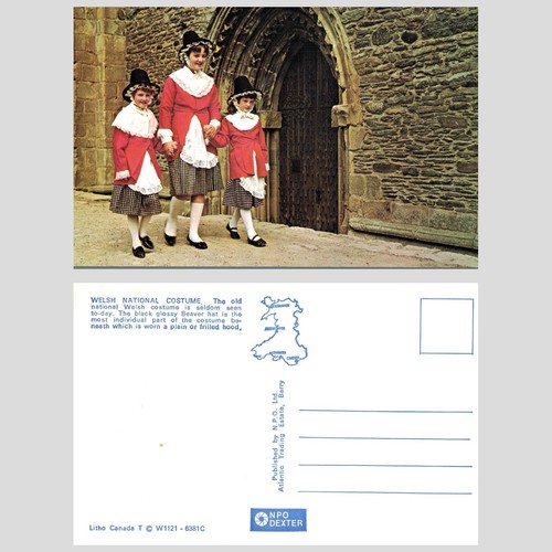 Vintage postcard welsh - postcard,