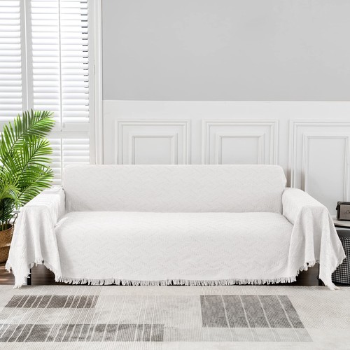 White sofa covers sectional - sofa,