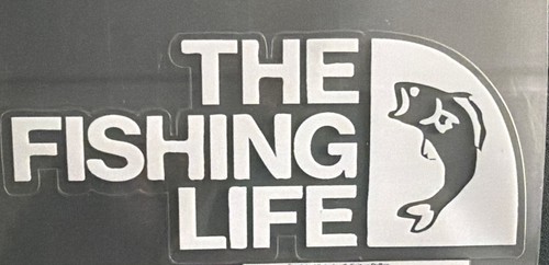 The fishing life sticker car - fishing,