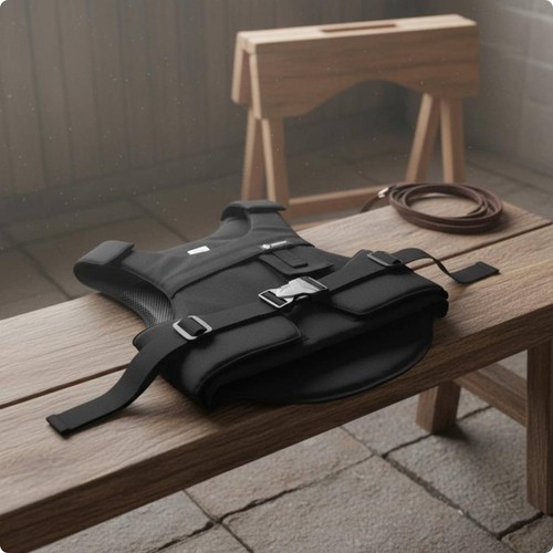 Padded riding body protector - body,