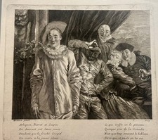 Harlequin, Pierrot And Scapin