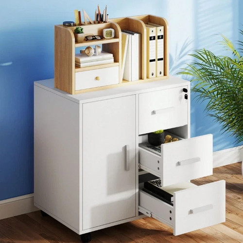 Mobile file cabinet - mobile, 3-drawer