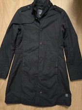 G Star Raw Women’s longline black jacket coat Size Medium
