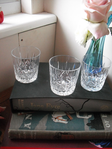 Lead crystal cut glass - ,