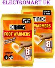 10 PAIRS HOTHANDS FOOT WARMERS UP TO 10 HOURS OF HEAT ELDERLY OUTDOOR ACTIVITIES