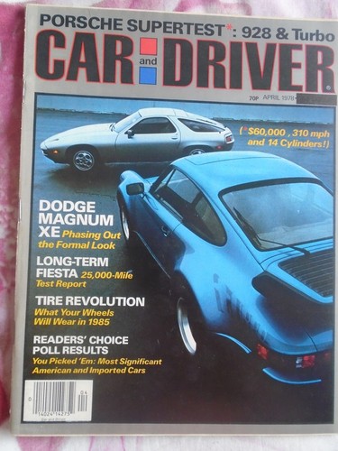 Car driver apr 1978 - apr,