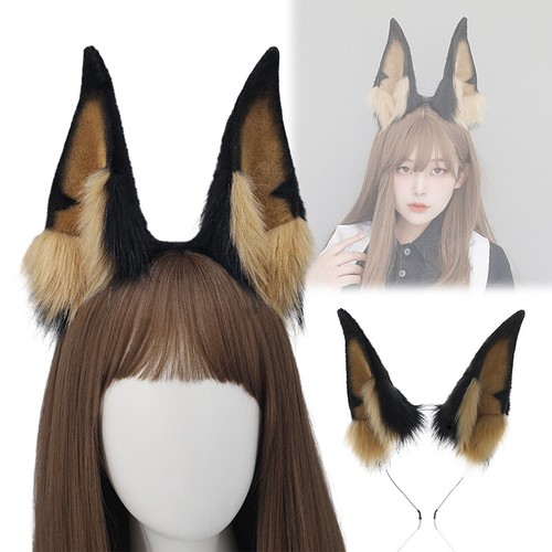 Furry doberman dog - furry, ear