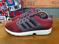 adidas Originals ZX Flux 2.0 Mens Burgundy Trainers Size UK 9
