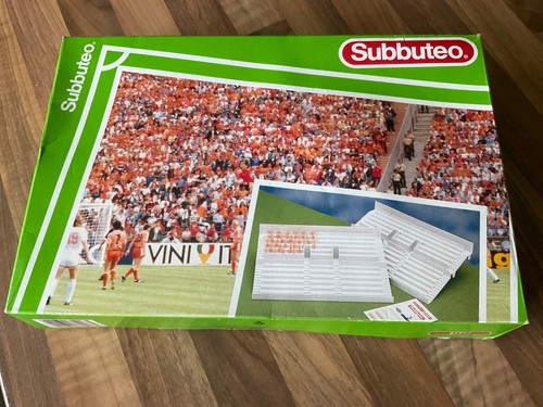 Subbuteo grey terrace stands - subbuteo,
