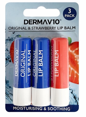 Lip balm derma v10 - derma,