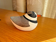 Isle of Arran  Pottery Ringed Plover  Bird Alistair Dunn Scotland 7cm Long
