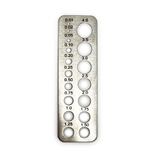 Diamond stone size - stone, gauge