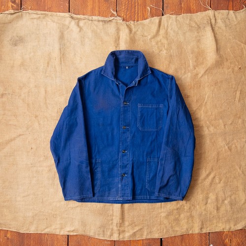 Vintage faded blue cotton - faded,