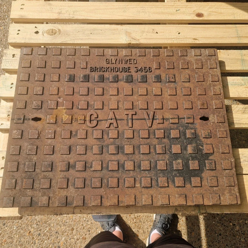 Reclaimed cast iron manhole - reclaimed,