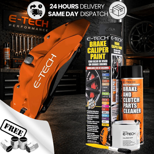 Orange brake caliper paint - orange,