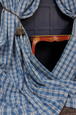 Long Blue Plaid Country House