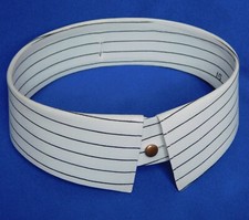 Vintage striped collar black